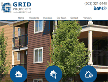Tablet Screenshot of gridpropertymanagement.com